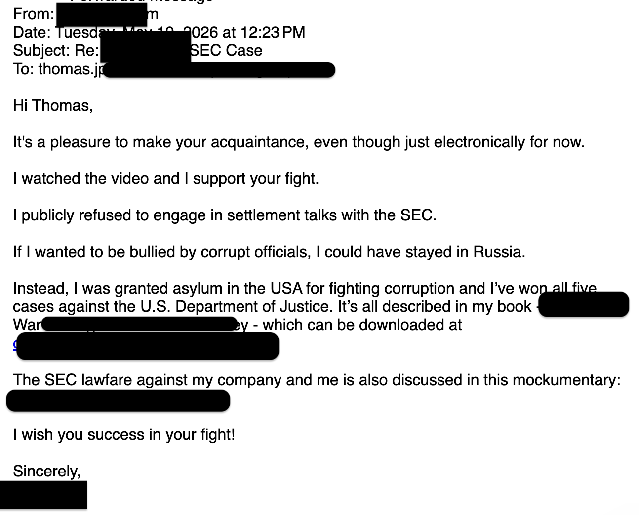 Email Screenshot